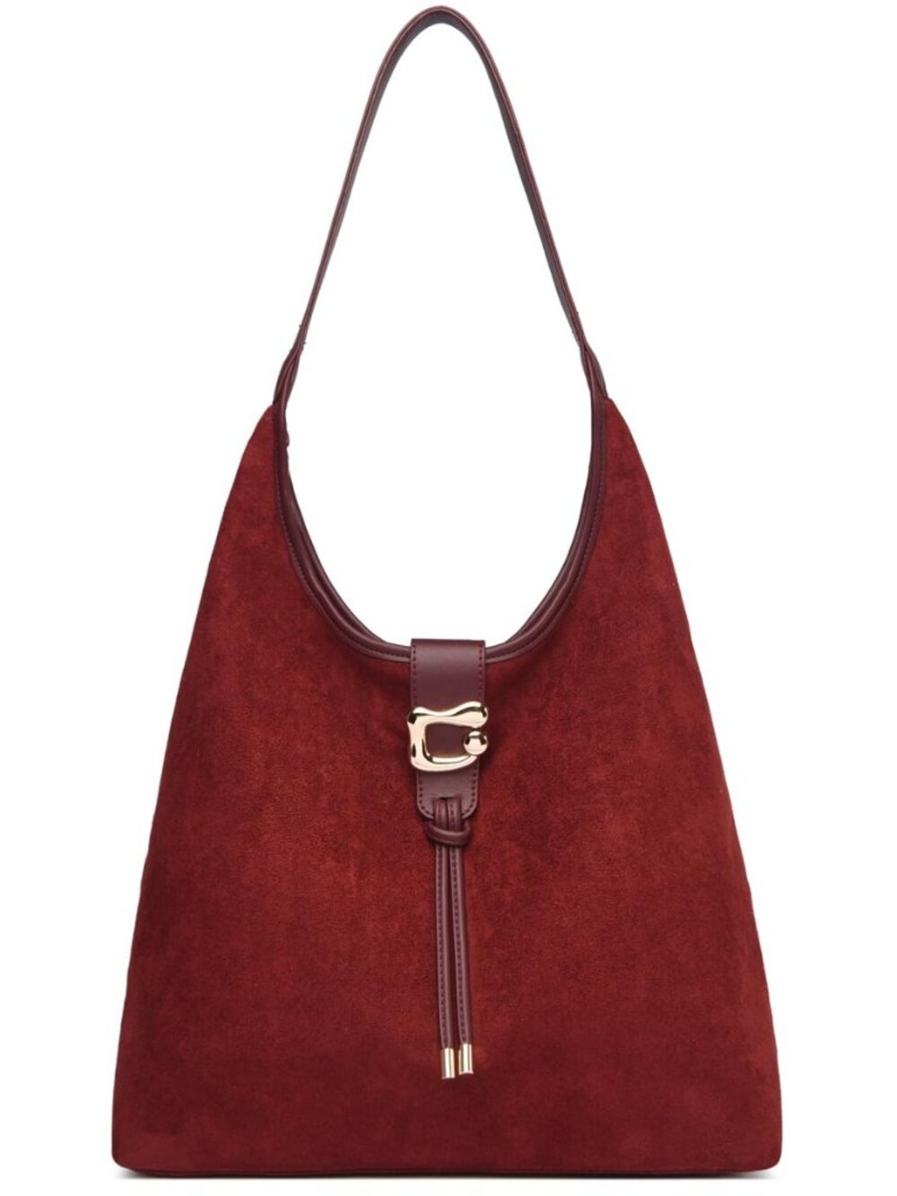 Suede Tote Bag for Women Large Slouchy Shoulder Bag Soft Faux Leather Hobo Purse